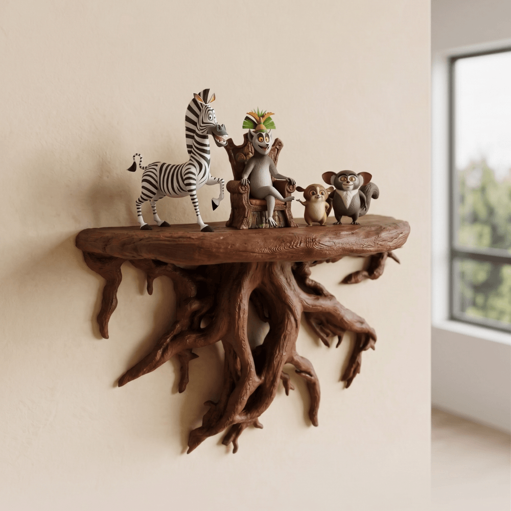 Lüks Minimalist Duvar Dekoru | Arboreal Kök Tasarım Raf