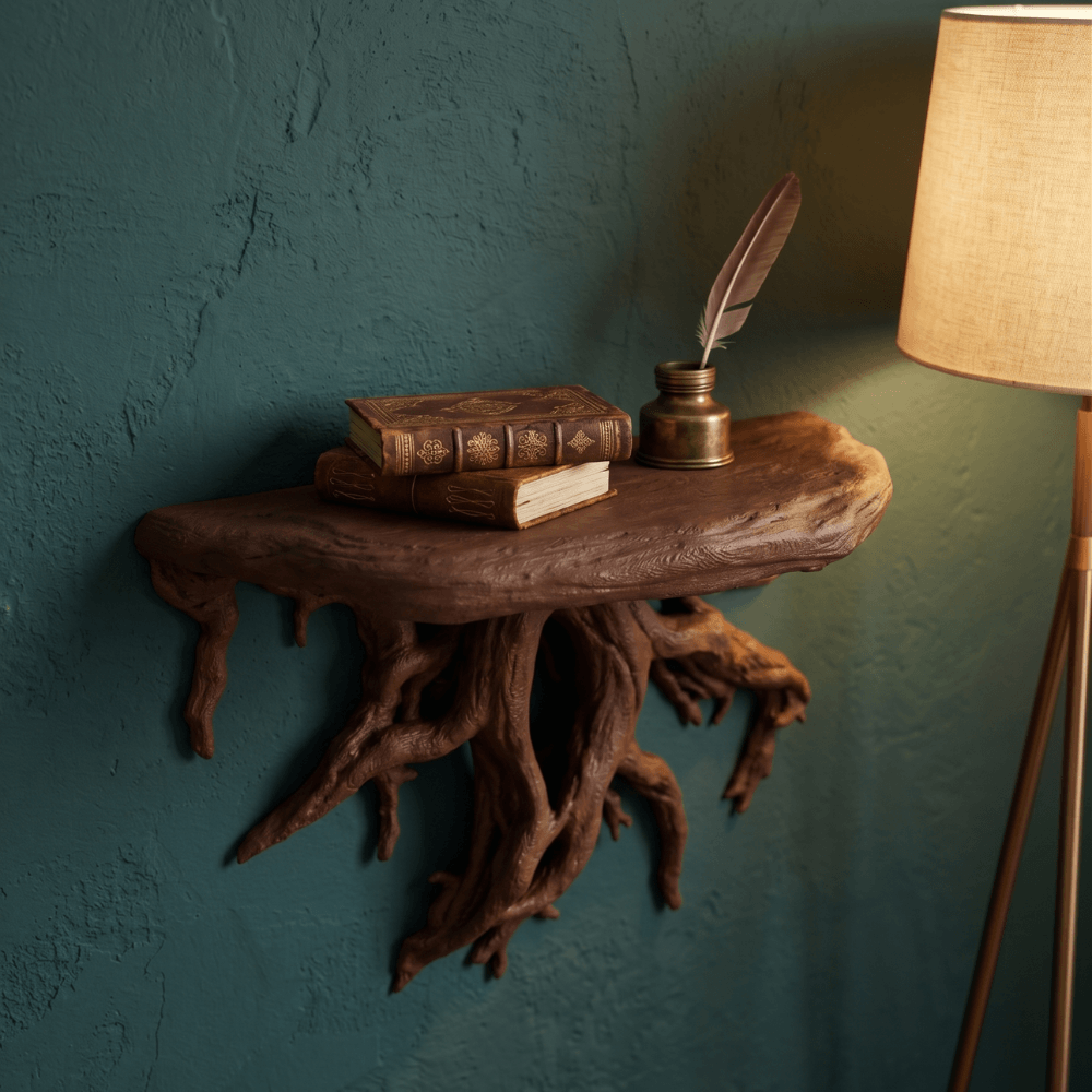 Lüks Minimalist Duvar Dekoru | Arboreal Kök Tasarım Raf