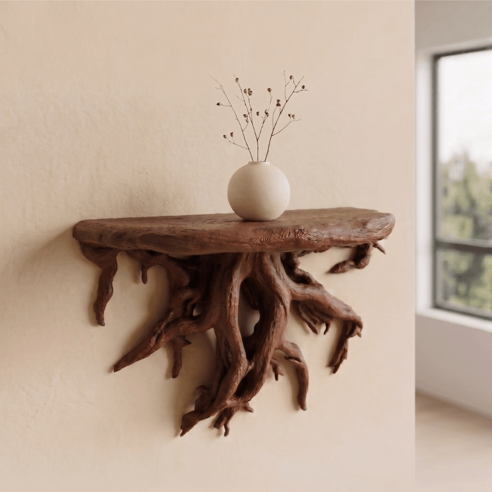Lüks Minimalist Duvar Dekoru | Arboreal Kök Tasarım Raf