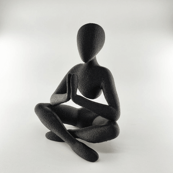 Zen Yoga Figürü - Meditasyon Köşesi İçin Namaste Biblo - Modern Ev ve Ofis Dekorasyon Objesi