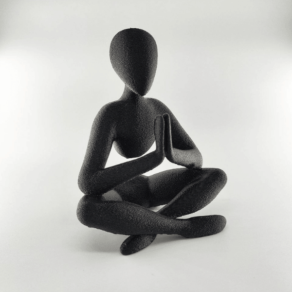 Zen Yoga Figürü - Meditasyon Köşesi İçin Namaste Biblo - Modern Ev ve Ofis Dekorasyon Objesi