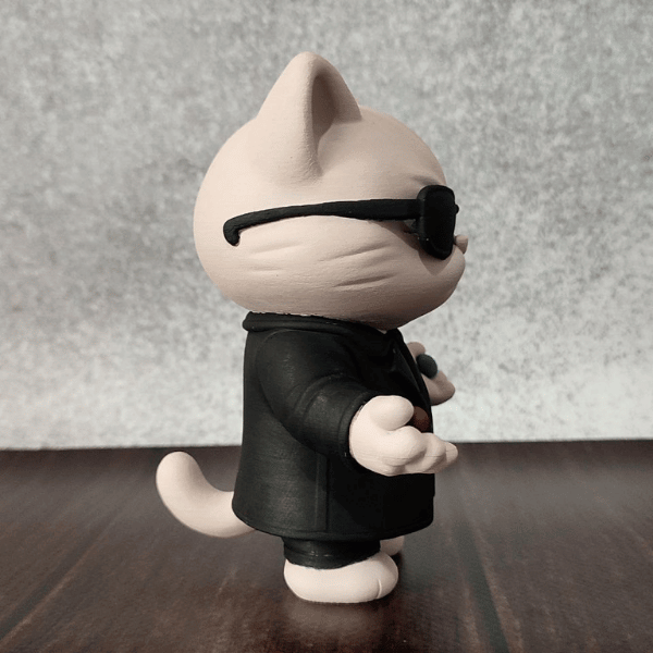 Matrix Kedi Neo Tasarım Biblo - Pop Kültür Dekoratif Obje Figür | Monarch Art