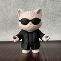 Matrix Kedi Neo Tasarım Biblo - Pop Kültür Dekoratif Obje Figür | Monarch Art
