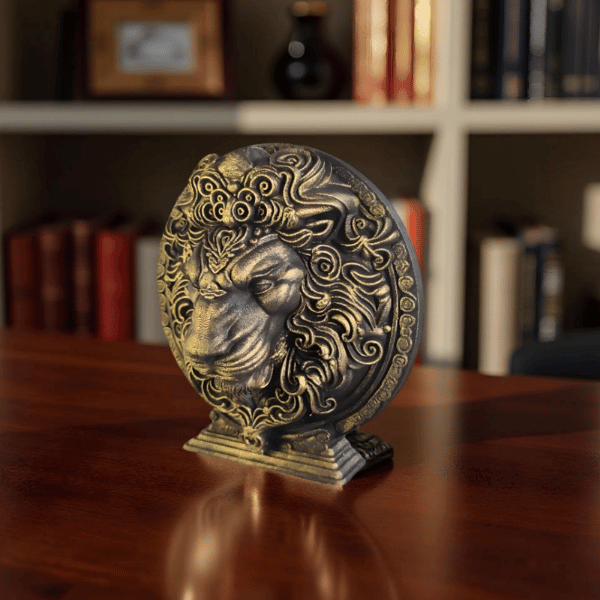 Zodiac Serisi: Görkemli Aslan Figürü | Premium Ofis Dekorasyonu & Lüks Hediye