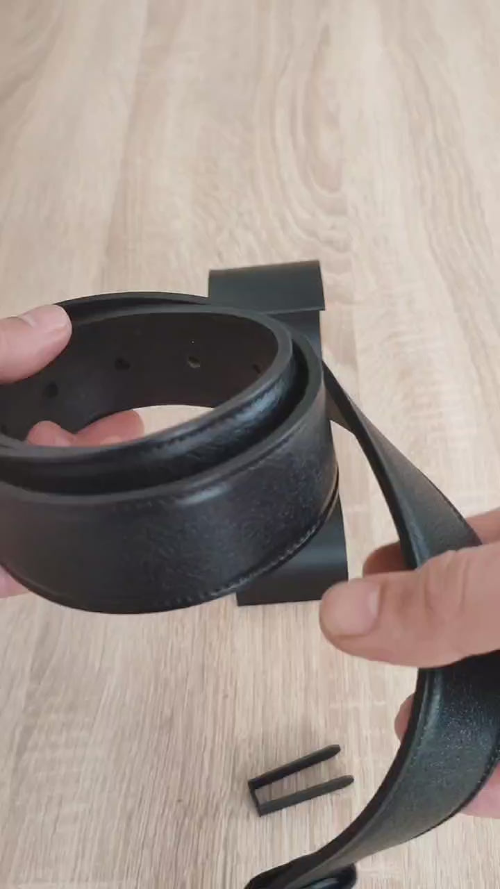 Minimalist Kemer Düzenleyici ve Sergileme Standı - Lüks Gardırop Organizer, 2'li Set Mat Siyah